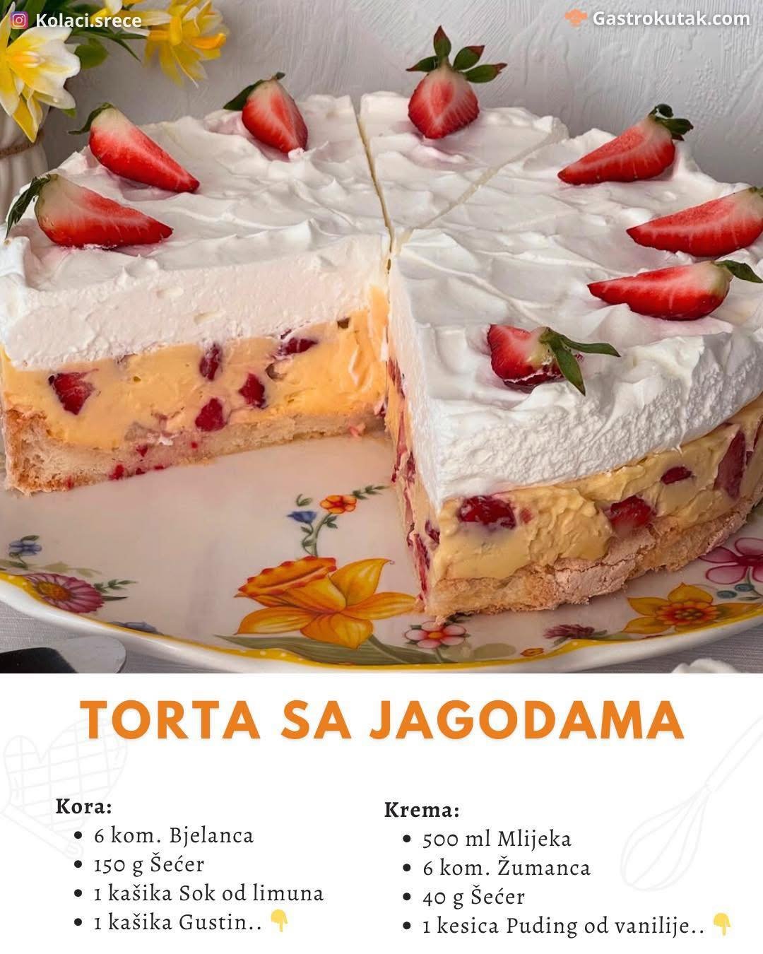 TORTA SA JAGODAMA