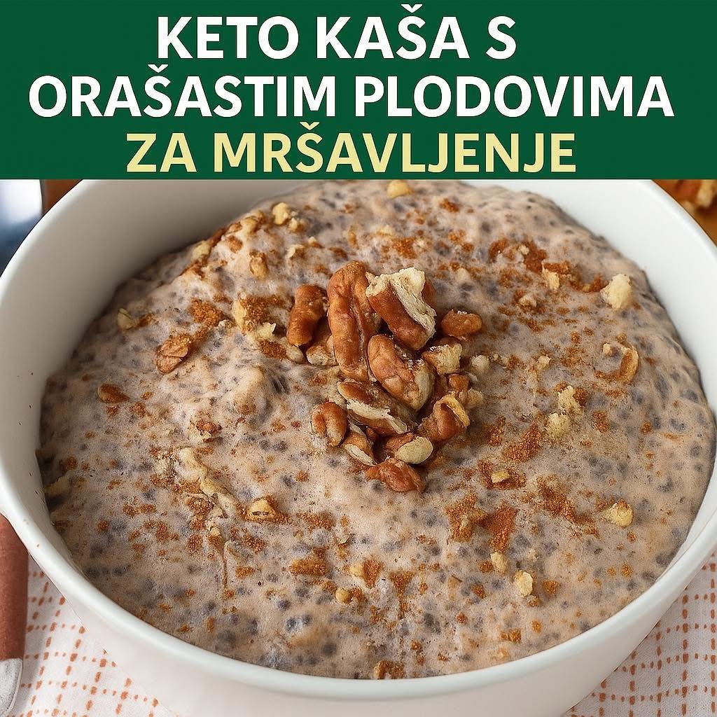 Keto kaša s orašastim plodovima – zdrava, kremasta i savršena za mršavljenje!