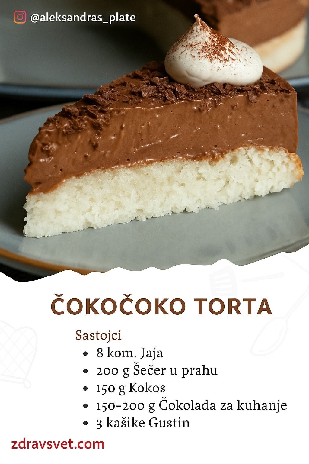 Čokočoko torta – san svakog ljubitelja čokolade!