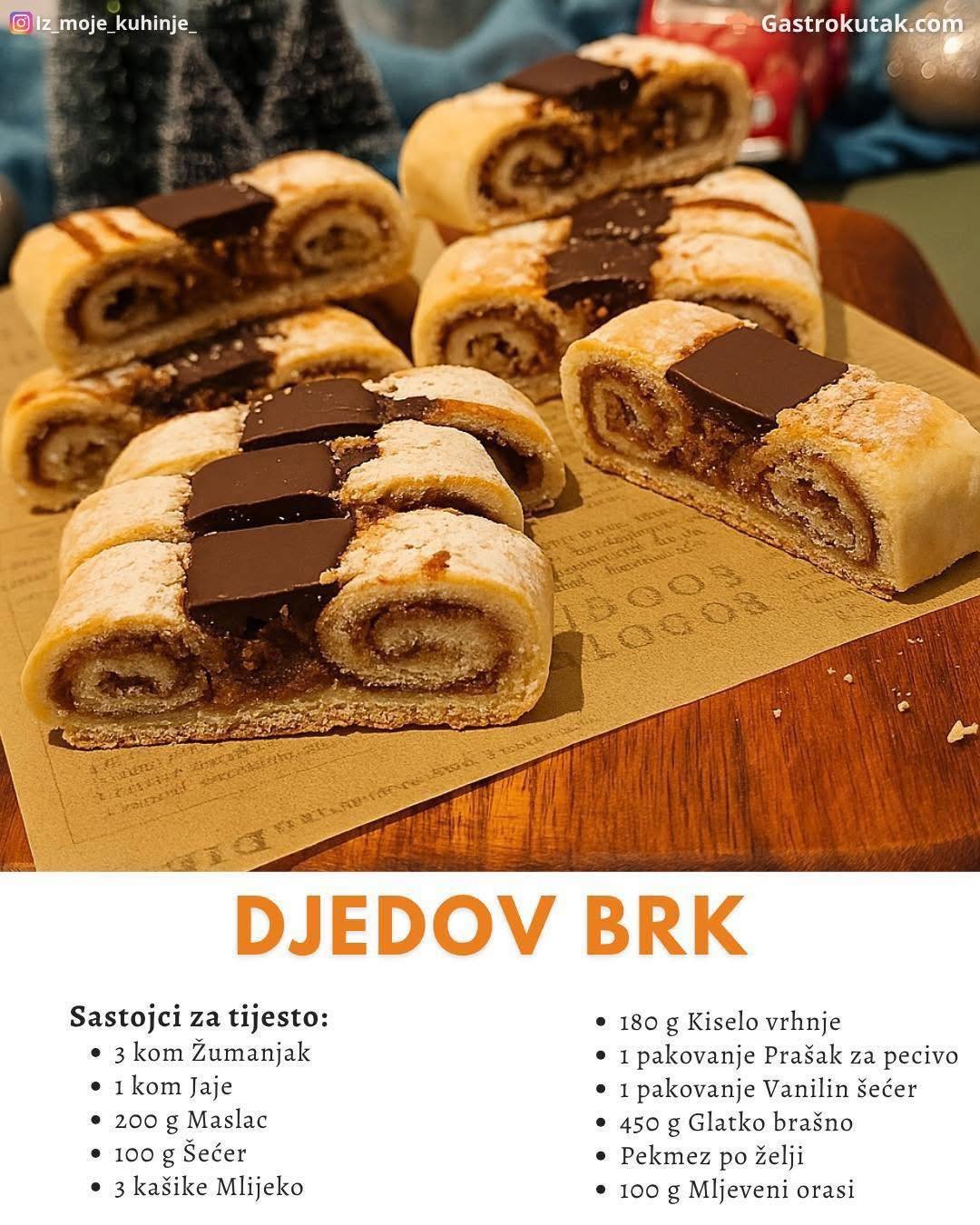 DJEDOV BRK – starinski kolač koji vraća miris djetinjstva