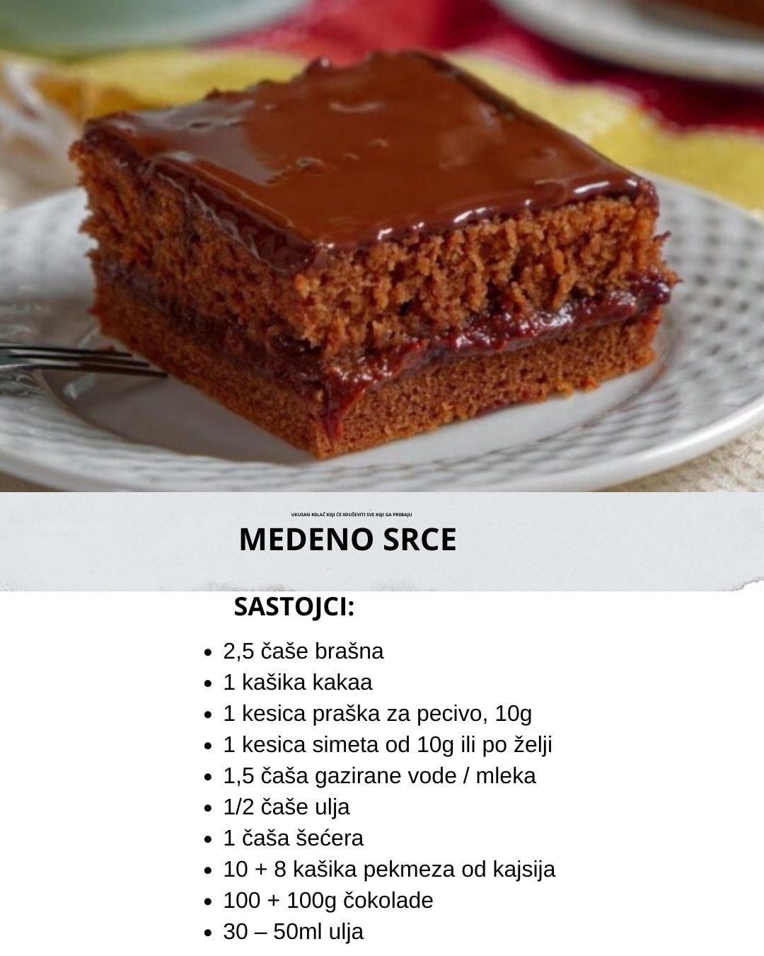 Medeno srce – mekano, sočno i neodoljivo mirisno!