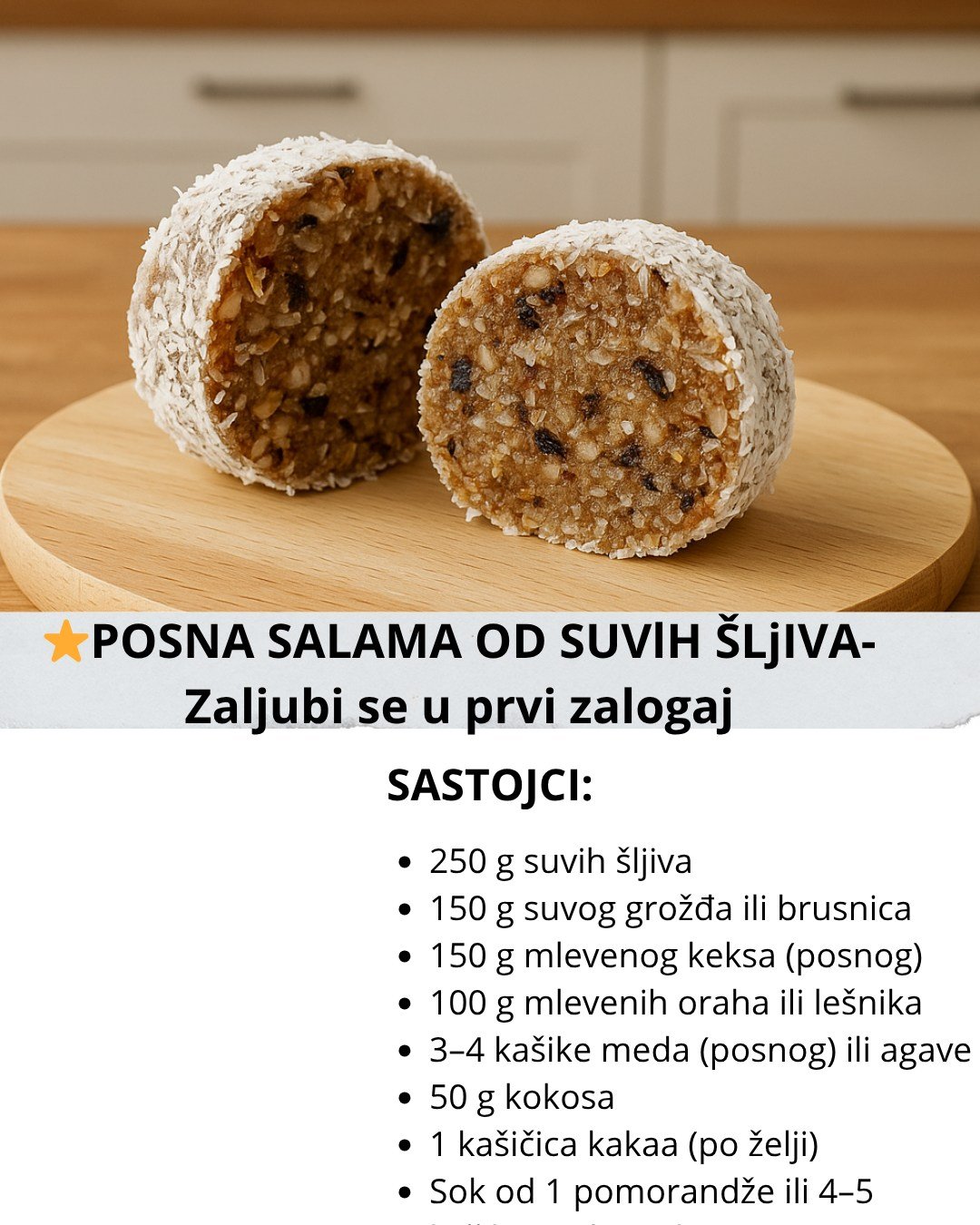 ⭐ POSNA SALAMA OD SUVlH ŠLjIVA – Zaljubi se u prvi zalogaj