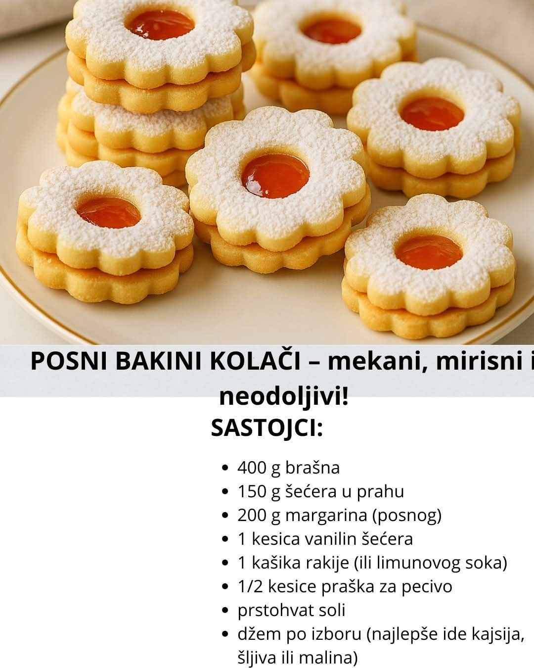 POSNI BAKINI KOLAČI – mekani, mirisni i neodoljivi