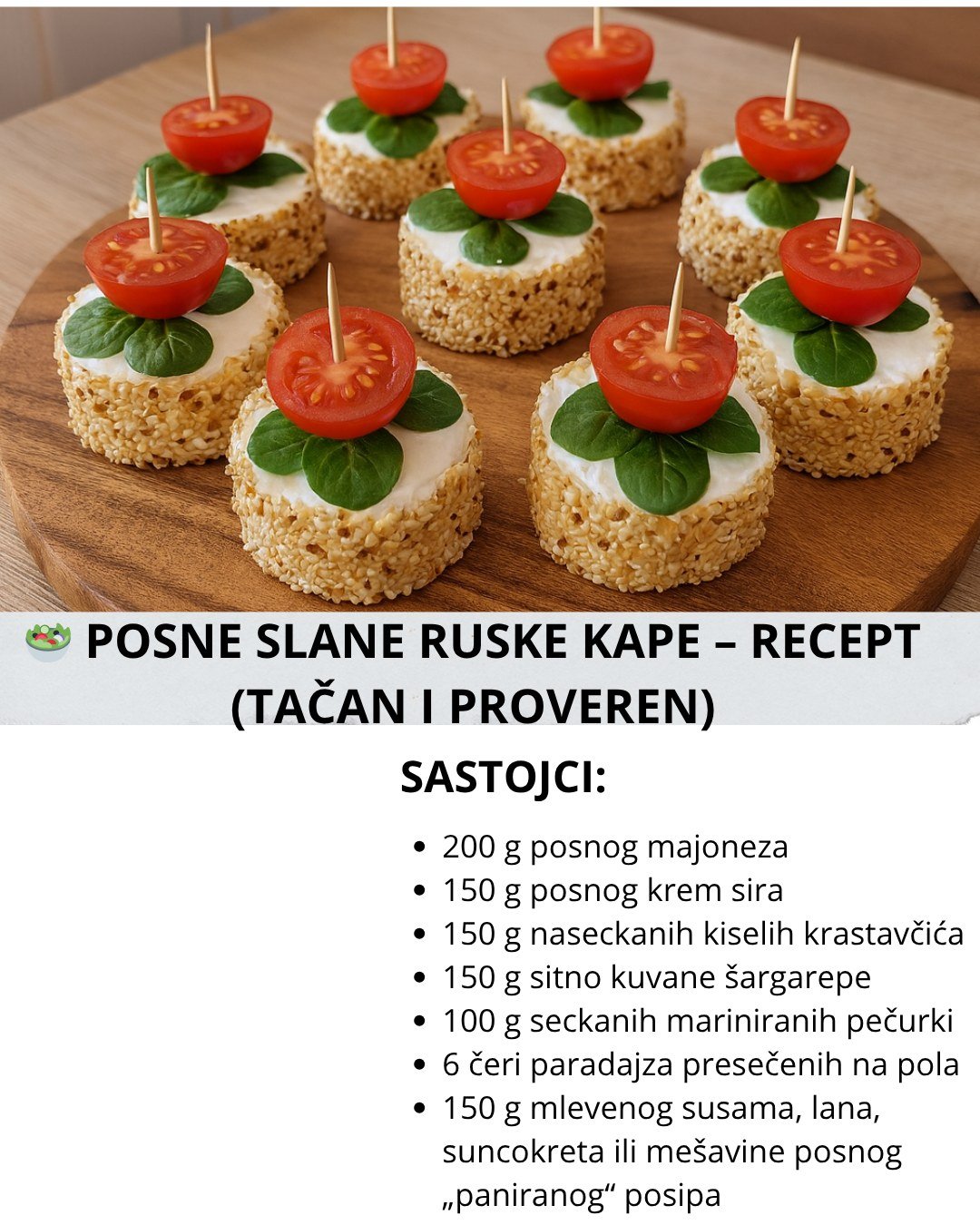 POSNE SLANE RUSKE KAPE – RECEPT (TAČAN I PROVEREN)