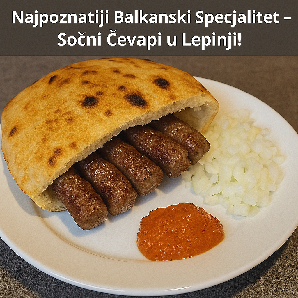 Najpoznatiji Balkanski Specijalitet – Sočni Ćevapi u Lepinji!