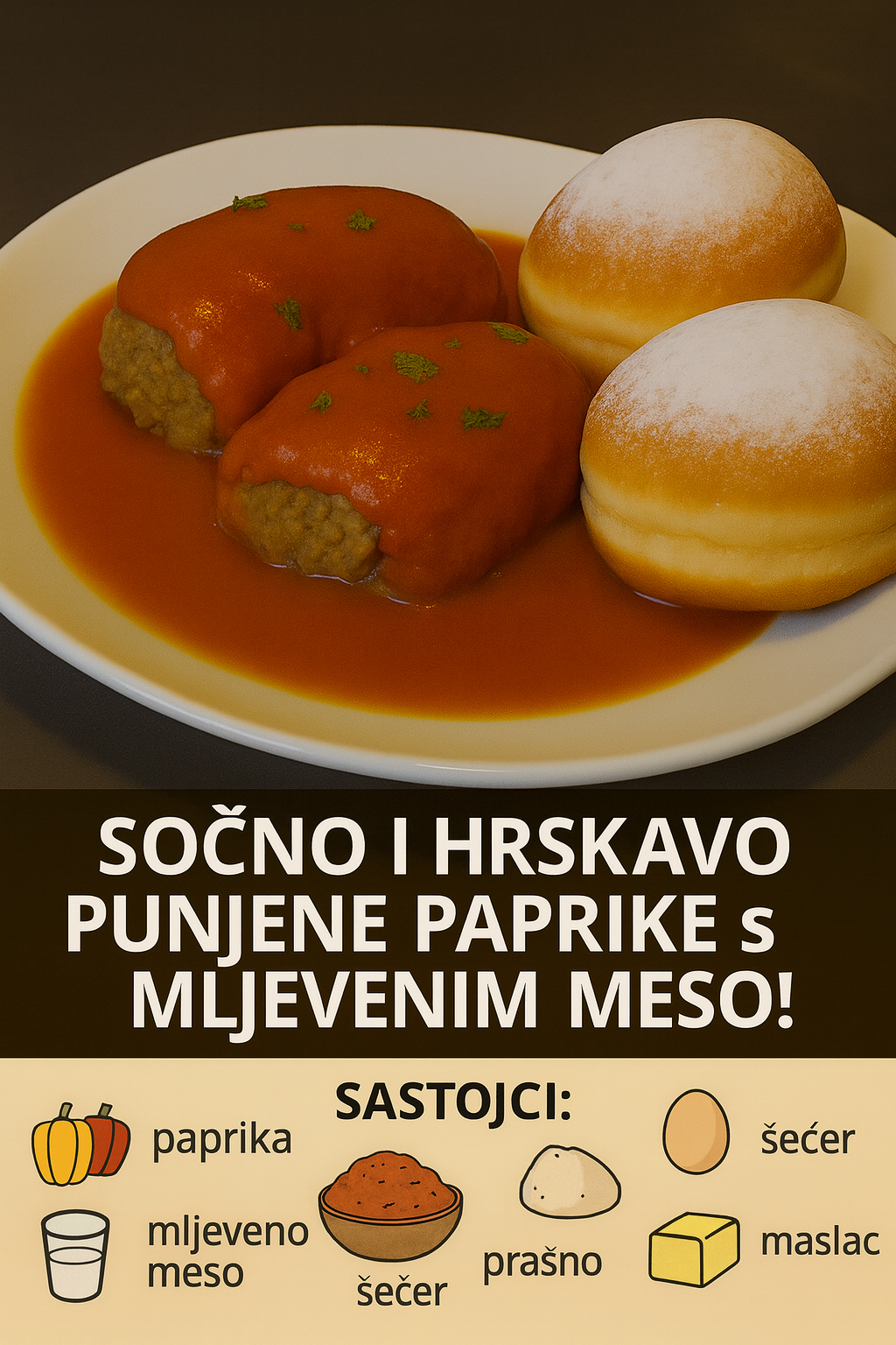 Sočno i HrsKavo – Punjene Paprike s Mljevenim Mesom!