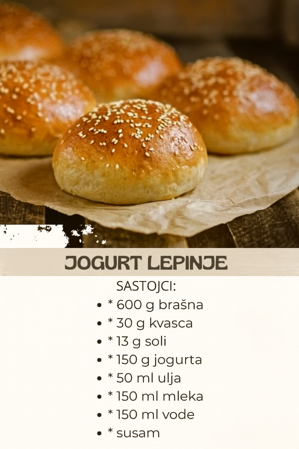 Jogurt lepinje – mekane, mirisne i savršene za svaku priliku