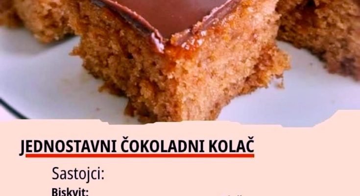 Jednostavni čokoladni kolač