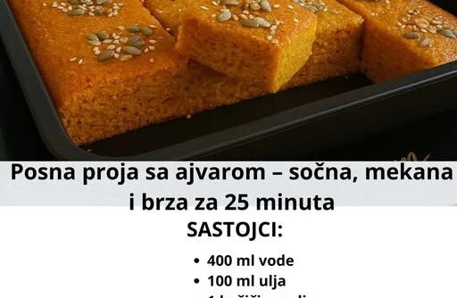 Posna proja sa ajvarom
