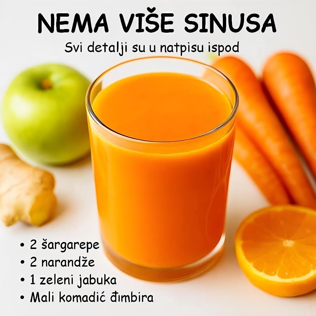 NEMA VIŠE SINUSA – Prirodni Napitak za Brzo Olakšanje