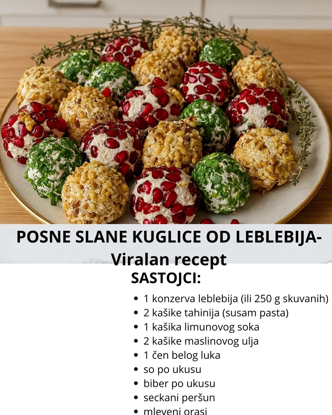 POSNE SLANE KUGLICE OD LEBLEBIJA – Recept koji je postao viralan!