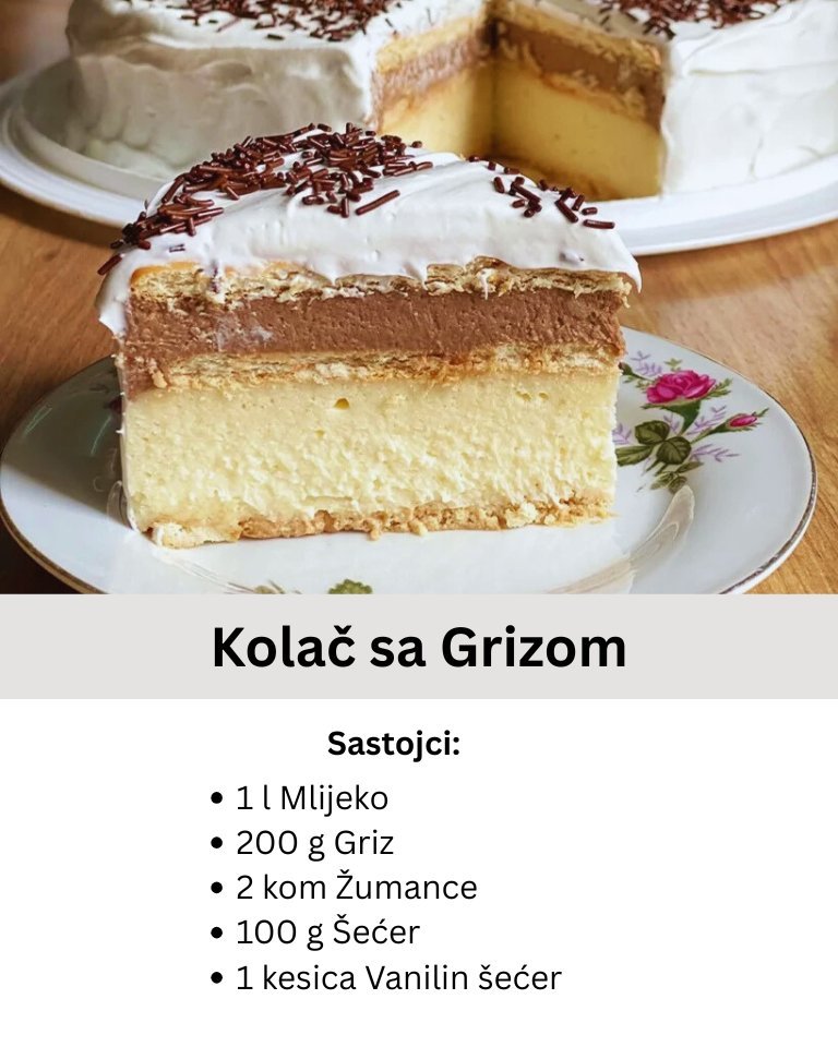Kolač sa Grizom
