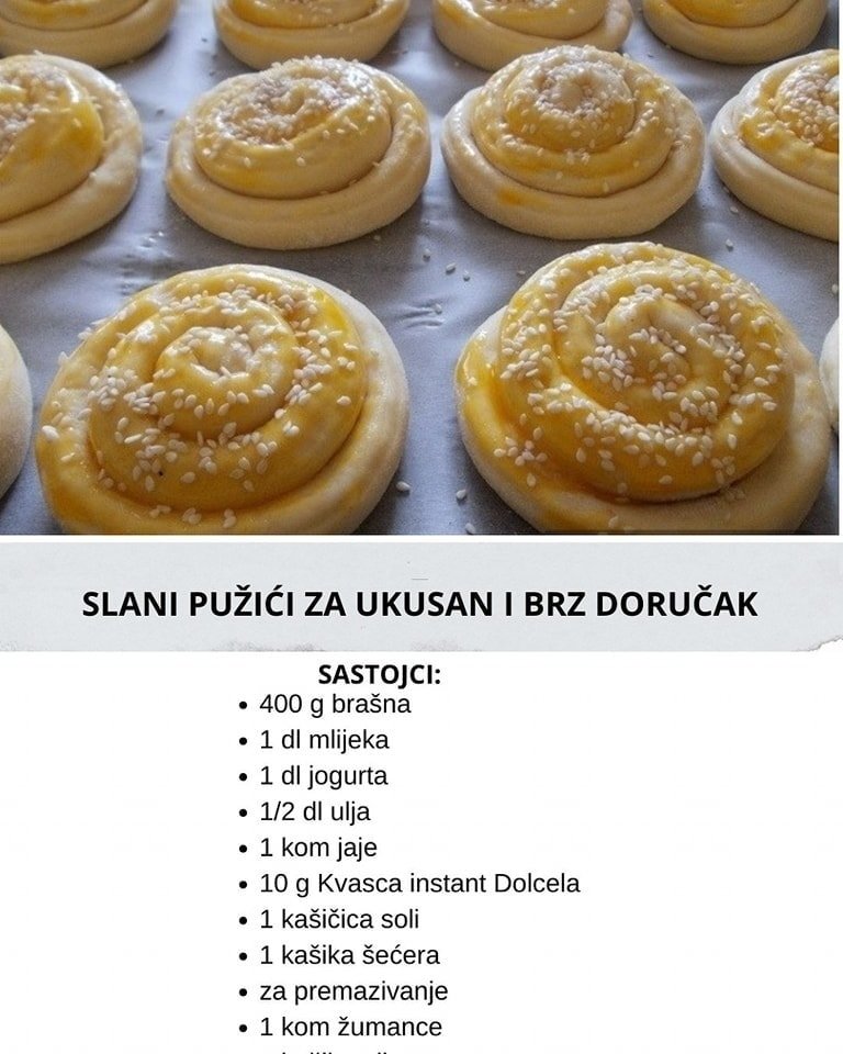 SLANI PUŽIĆI ZA UKUSAN I BRZ DORUČAK