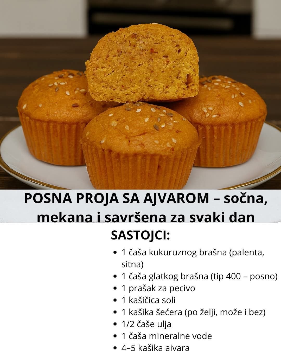 POSNA PROJA SA AJVAROM – sočna, mekana i savršena za svaki dan